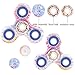 GeMoor 2 Pack Colorful Hand Tri-Spinners Fidget Toy Stress Reducer Steel Bearing for Adult, Kids-Great for Anxiety, Autism, ADHD and Quit Smoking