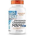 Buy Doctor's Best Glucosamine Chondroitin MSM - 120 Capsules - Gluten-Free Non-GMO Optimized For