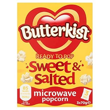 Butterkist Microondas Palomitas De Maíz 210 G De Sal Dulce ...