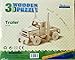 Wooden 3D Puzzles Truck Kit Build Car Wooden Truck Kit Car Model World Puzzle 20-pcs Wood Puzzle Car Model Kit (American Truck)