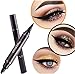 Eyeliner Stamp - Eye Wingliner by Angel Kiss- Double-Ended Stamp Liquid Liner,Vogue Effects Black,Waterproof Make Up, Smudgeproof,Winged Long Lasting Liquid Eye liner Pen,Vamp Style Wing - Single