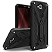 Zizo Static Series Compatible with LG X Charge Case Military Grade Drop Tested with Built in Kickstand LG X Power 2 LV7 Case Black