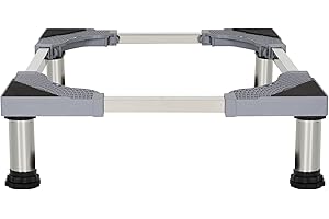 Kokorona Washing Machine Stand Mini Fridge Stand with 4 Strong Feet (7.1-8.3in High), Adjustable Refrigerator Base Multi-Functional Washer Dryer Pedestals, Max Load 330LBS