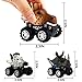 Pull Back Animal Car, Car Toy with Big Tire Wheel(6 Pack) For 3+ Years Old Boys Girls, Monster Vehicle Playset Preschool Learning Birthday, Jungle Themed Party Favors Creative Gifts for Kids Children