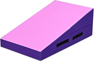 Giantex Incline Gymnastics Mat, Folding and Non-Folding Gymnastics Cheese Wedge Mat, Multiple Size Gym Fitness Skill Shape Tumbling Mat for Kids Play, Home Exercise, Aerobics