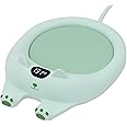 PUSEE Mug Warmer,Coffee Warmer for Desk Candle Warmer Auto Shut Off,Coffee Cup Warmer with 3 Temp Settings,Electric Beverage Warmer Plate for Coffee,Tea,Water Milk and Cocoa(Not Include Cup)