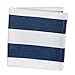 DII Cabana Stripe Dobby Tabletop Collection, Napkin Set, Navy 6 Piece