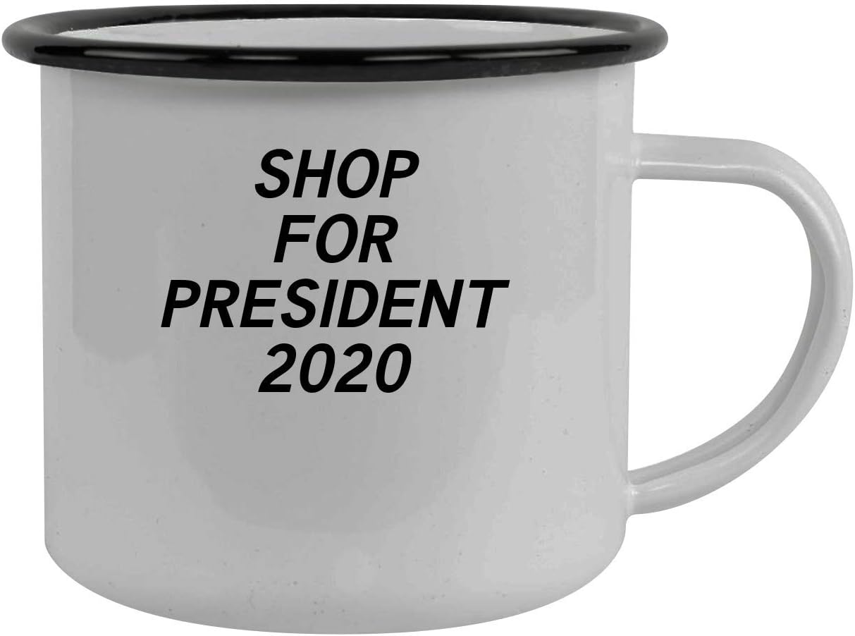Shop For President 2020 - Stainless Steel 12Oz Camping Mug, Black