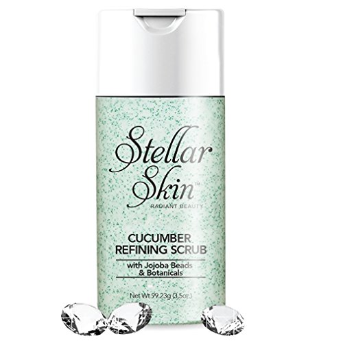 Cucumber Exfoliating Face Scrub â€“ Best Daily Body and Face Wash. Removes Dead Surface Skin. Soothe and Refresh the Skin for a Smooth, Clear Complexion Exfoliate Without Irritation Men & Women