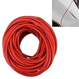 Door Edge Guard/Protected Lining/Trim Molding fits most cars,Car Door Edge Guards Trim Rubber Seal Protector Guard Strip Car Protection Door Edge fits most cars(16Ft Red,No Glue Required)