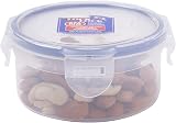 LocknLock HPL932 Round Storage Container 300 ml Clear Blue view 2