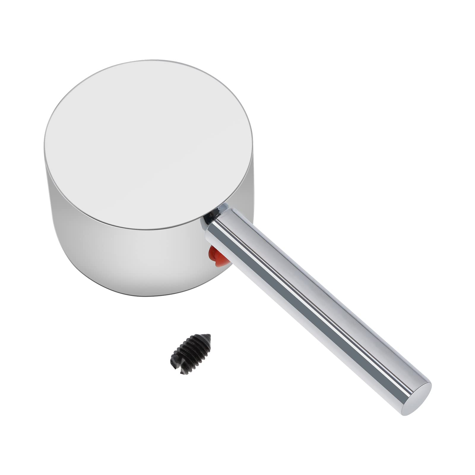 The Lord of the Tools Faucet Lever Handle with Hot/Cold Marked Button for Single Handle Faucet with 40mm Cartridge Diameter Replacement Water Tap Handle Cartridge Stem Size 10x10mm