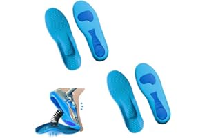 SCAZU Plantillas Confort, Ortopédicas Plantilla Transpirable Y Amortiguador para Mujer Hombre (2 Pairs, M)