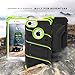 Zizo BOLT Series compatible with iPhone 8 Case Military Grade Drop Tested with Tempered Glass Screen Protector, Holster iPhone 7 case NEON GREEN