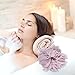 JMJ Bathing Series Loofah Bath Sponge Mesh Shower Wash Ball Lufa Bath Soap Pouf Bathroom Accessories Body Sponges for Shower Pack of 4 (60g/pcs) …