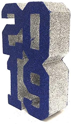 Graduation Centerpiece (Royal Blue/Silver)
