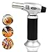 TedGem Culinary Torch, Blow Torch Lighter Cooking Torch Food Torch Butane Torch Refillable Flame Lighter for Creme Brulee, BBQ, Gas Not Included (Silver)