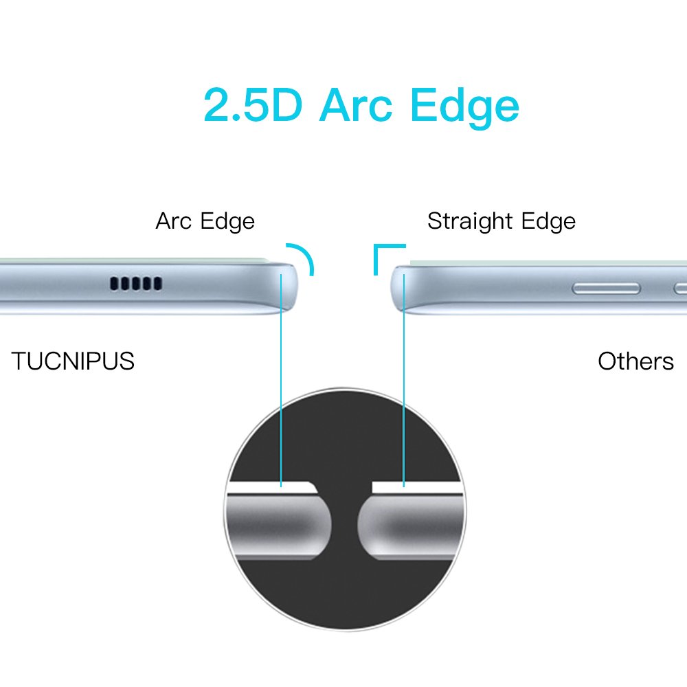 Panzerglas Schutzfolie für Samsung Galaxy A5 2017,[2 Stück] TUCNIPUS Galaxy A5 2017 Panzerglasfolie-3D Touch Kompatibel, 9H Härte, Anti-Öl, Kratzer,Blasen und Fingerabdruck Displayschutzfolie für Samsung Galaxy A5 2017