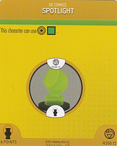 Heroclix War of Light Green Lantern #200.12 Spotlight Construct Complete with Card
