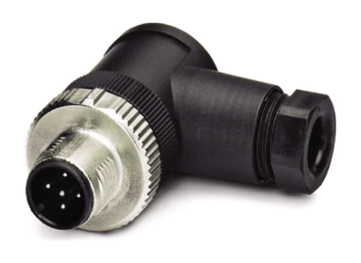 PHOENIX CONTACT SACC-MR-5CON-PG 7-M SCO Universal Connector, 5 Pole, Angled Male, Screw Connection, Nickel-Plated, Cable Gland Pg7, 4 mm - 6 mm Cable Outer Diameter