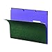 Smead Interior File Folder, 1/3-Cut Tab, Letter Size, Purple, 100 per Box, Expandable File Folders for Filing Cabinet