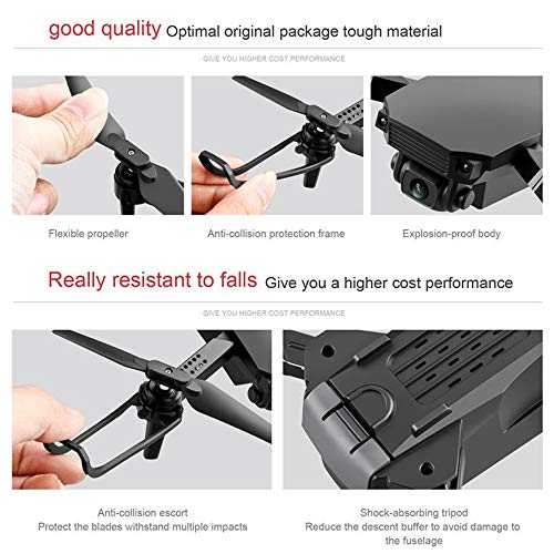 E58 Pro Drohne mit Kamera 4K/1080P HD WiFi FPV RC Pocket Quadrocopter App-Steuerung Automatische Start/Landung… – Bild 6