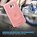 Galaxy Note 5 Case, BENTOBEN Samsung Galaxy Note 5 Case Shockproof Heavy Duty Hybrid Full Body Rugged Holster Protective Case for Samsung Galaxy Note 5 with Rotating Kickstand + Belt Clip (Rose Gold)