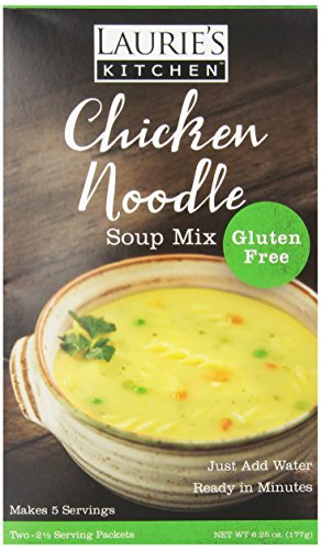 Laurie's Kitchen Soup Mix Gluten Free, Chicken Noodle, 6.25 Ounce