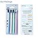Activated Charcoal Toothbrushes Soft BPA Free, Made in Japan, Manual Toothbrushes with Wheat Straw Handle and Binchotan Bristles - Soft, Ultrafine, Tapered. Compact Head and Slim Design (4 pack)