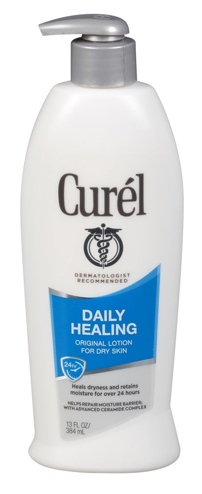 Curel Daily Healing Lotion 13 Ounce Pump (384ml) (6 Pack)