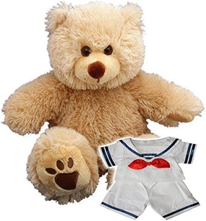BEAREGARDS.COM Recordable 15" Navy Talking Military Bear