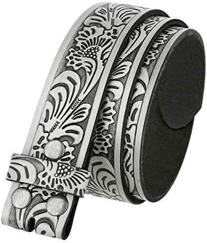 JIARY Mens Stainless Steel Belt, No Leather Adjustable Dress Metal