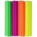 Drinking Straws By Green Direct - 10.75 inches Plastic Smoothie Straws individually wrapped - Extra Long & Thick for use with any Jumbo Cup or Water Bottle - BPA Free - Mixed Neon Colors Pack of 300