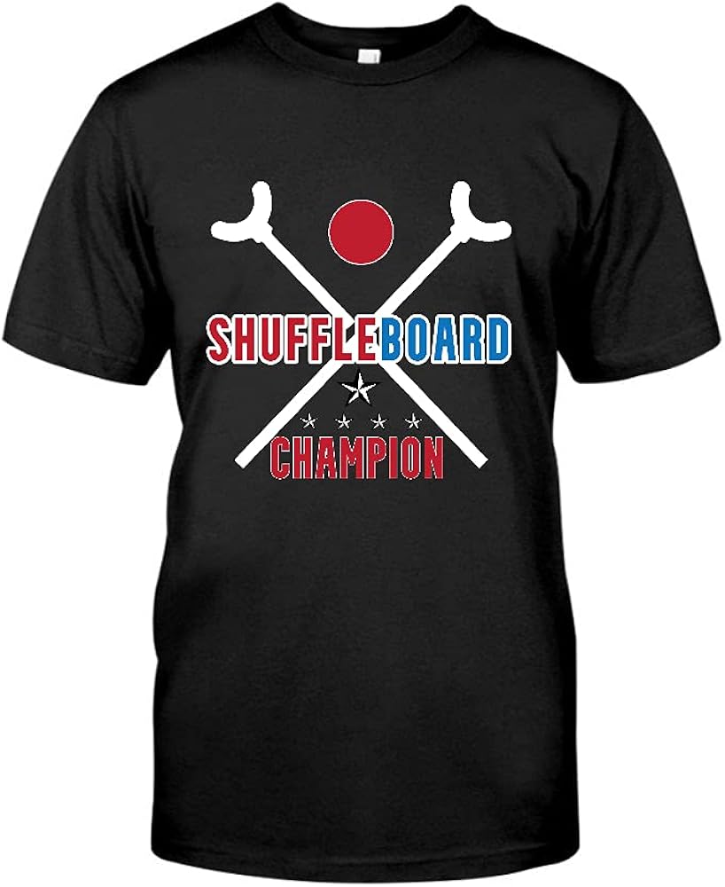 Shuffleboard Champion Best Shuffleboard Player TShirt Amazon.co.uk