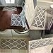 HEBE Bathroom Rug Runner Non Slip Microfiber Shower Bath Rug Absorbent and Machine Washable Bath Mat for Bathroom, 18