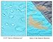SHINE HAI Outdoor Beach Blanket, Lightweight Durable Nylon Sand Free Quick Drying Picnic Blanket, Large Picnic Blanket 7.5’ x 6’ Water Resistant, Portable Beach Mat 4 Anchor Pockets