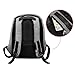 College Backpack, Business Laptop Backpack, Anti-theft Water Resistant Computer USB Charging Port, Lightweight Travel Bag Perfect Luminous Gray bag for Student, Men & Women