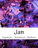 Image de Jan - Tagebuch - Notizbuch - Malbuch: Namensbuch Geschenkbuch männlicher Vorname Jan (German Edition)