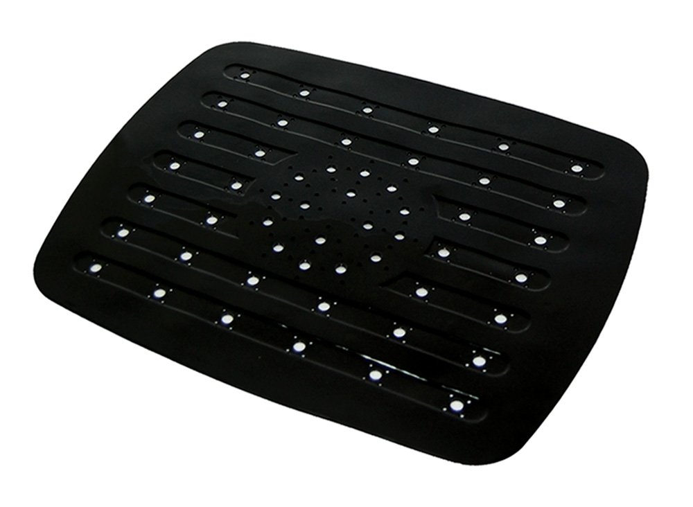 REAL HOME Innovations 009-09142 12.8 by 16-Inch Sink Mat, Large, Black