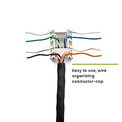 trueCABLE Cat6A Toolless Keystone Jack, Unshielded