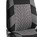 FH Group FB071115 Travel Master Seat Covers (Gray) Full Set with Gift - Universal Fit