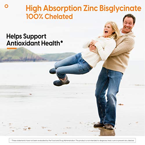 Doctor's Best High Absorption Zinc Bisglycinate 50mg High Potency Supporting Enhancing Immune System Antioxidant VC, 90… - Image 5
