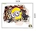 Fangeplus(TM) DIY Removable 3D Minion Smash Wall Despicable Me 2 Art Mural Vinyl Waterproof Wall Stickers Kids Room Decor Nursery Decal Sticker 35.4''x23.6''