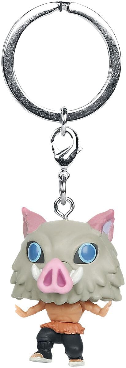Funko Pop! Keychain: Demon Slayer - 7th Form Inosuke Hashibira Novelty Keyring - Collectable Mini Figure - Stocking Filler - Gift Idea - Official Merchandise - Anime Fans - Backpack Decor