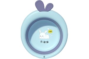 Children Collapsiblee Wash Bowls - Baby Bath Basin, Thick Cartoon Design Dish Tub | Lightweight Infantt Washing Bowl, Travel-