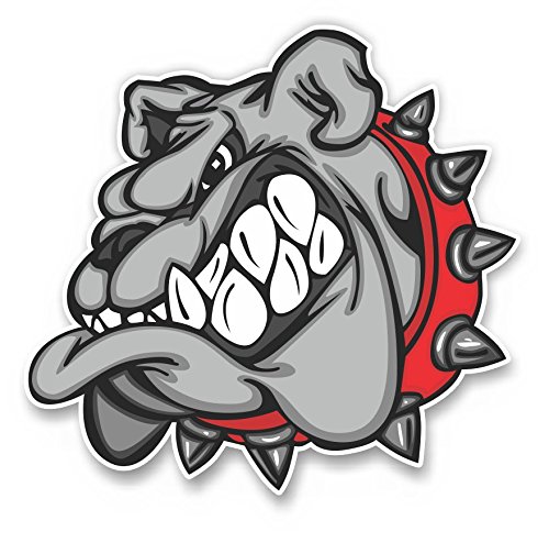 Bulldog Vinyl Die Cut Decal Bumper Sticker For Laptops Cars Trucks Windows Etc.