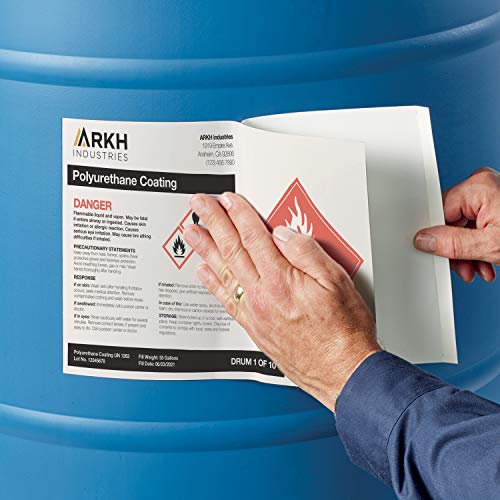 Avery UltraDuty GHS Chemical Labels for Laser Printers, Waterproof, UV