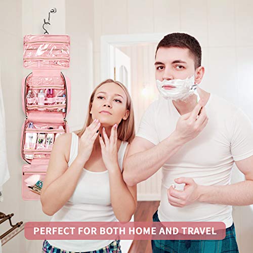 Large Travel Toiletry Bag with Hanging Hook, Jelly Comb Waterproof Cosmetic Travel Bag for Women, Makeup Travel Organizer for Jewellery, Shampoo, Toiletries, Bottles, Accessories. 8 Large Travel Toiletry Bag with Hanging Hook, Jelly Comb Waterproof Cosmetic Travel Bag for Women, Makeup Travel Organizer for Jewellery, Shampoo, Toiletries, Bottles, Accessories.