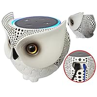 FitSand Owl Statue Crafted Stand Guard Station Holder for Amazon Echo Dot 2nd and 1st Generation, Jam Classic Speaker - BFF for Alexa