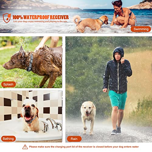 DOGREAT Dog Training Collar, 4 Training Modes Shock Collar with 1000Ft Remote for Large Medium and Small Dogs, Dual Shock Design Dog Shock Collar, Rechargeable Waterproof Training Collar for Dogs